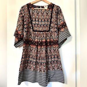 Boho tunic dress.